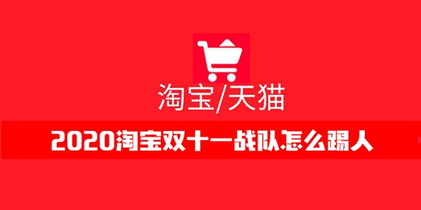 2020淘宝双十一组队踢人方法介绍